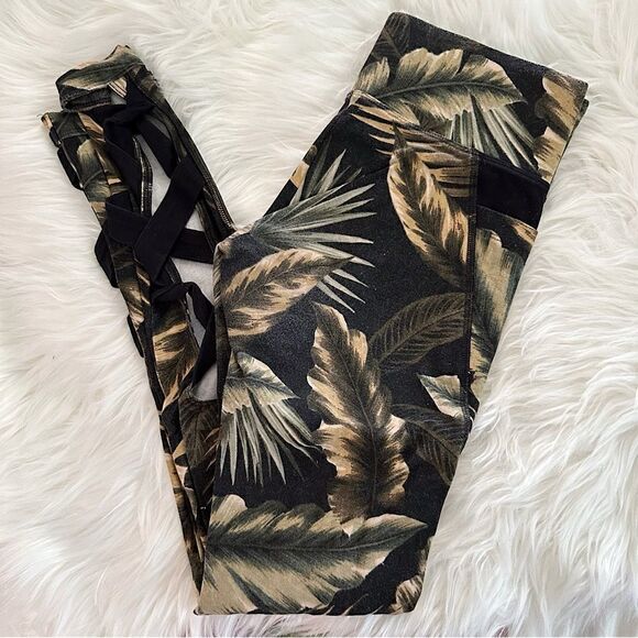 ɢᴜᴄ ᴠꜱ ᴘɪɴᴋ ʙᴏᴛᴀɴɪᴄᴀʟ/ᴛʀᴏᴘɪᴄ ᴘʀɪɴᴛ ꜱᴘᴏʀᴛ ᴄᴏᴛᴛᴏɴ ʟᴇɢɢɪɴɢꜱ - Picture 1 of 17